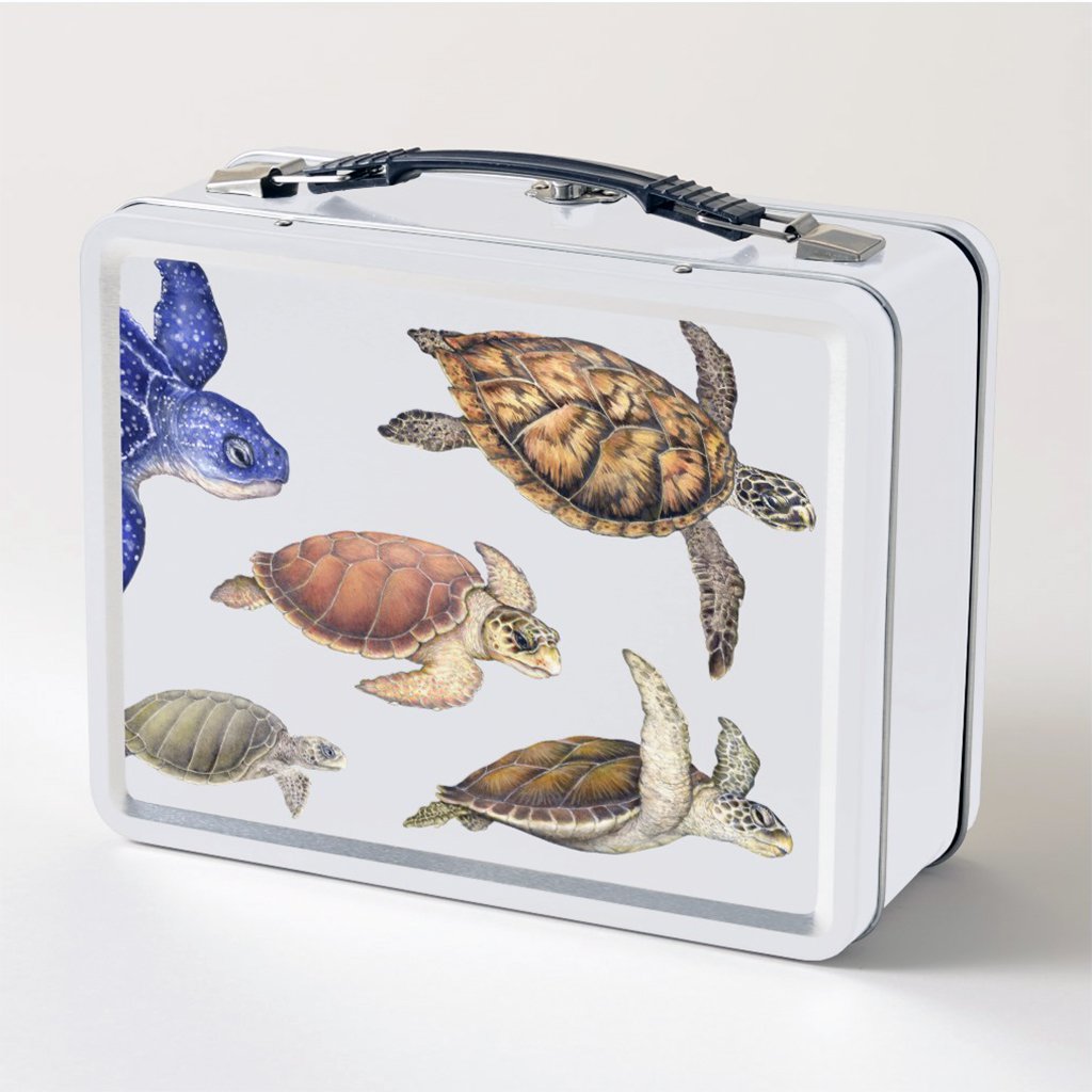 [077-LBT] Sea Turtles of the World Lunch Box FB