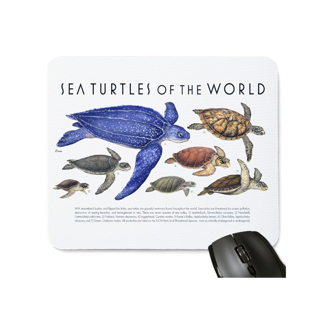 [077-MP] Sea Turtles of the World Mousepad