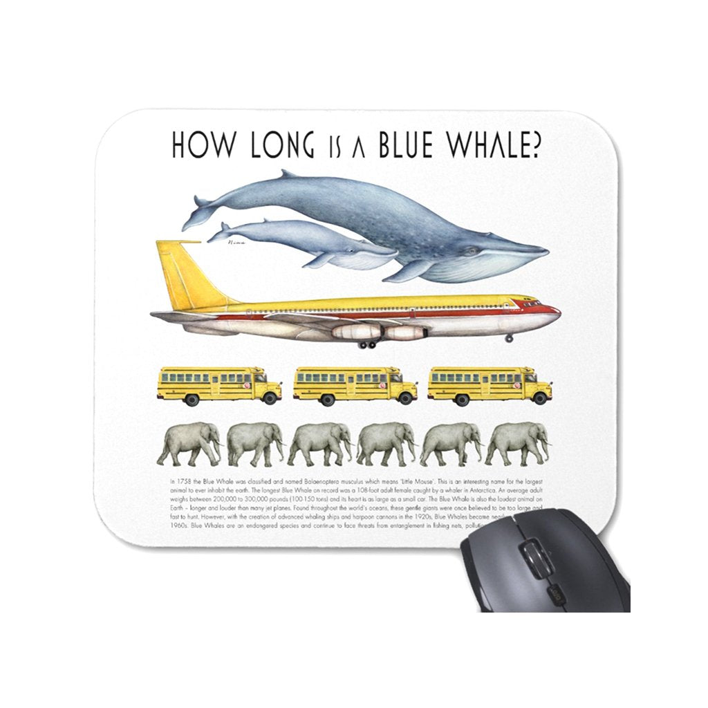 [029-MP] How Long Whale Mousepad