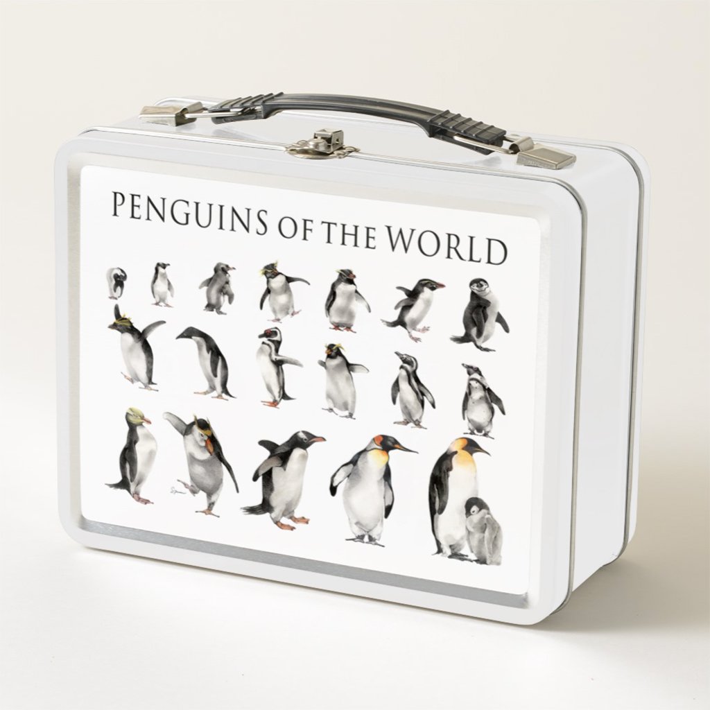 [072-LBT] Penguins of the World Lunch Box