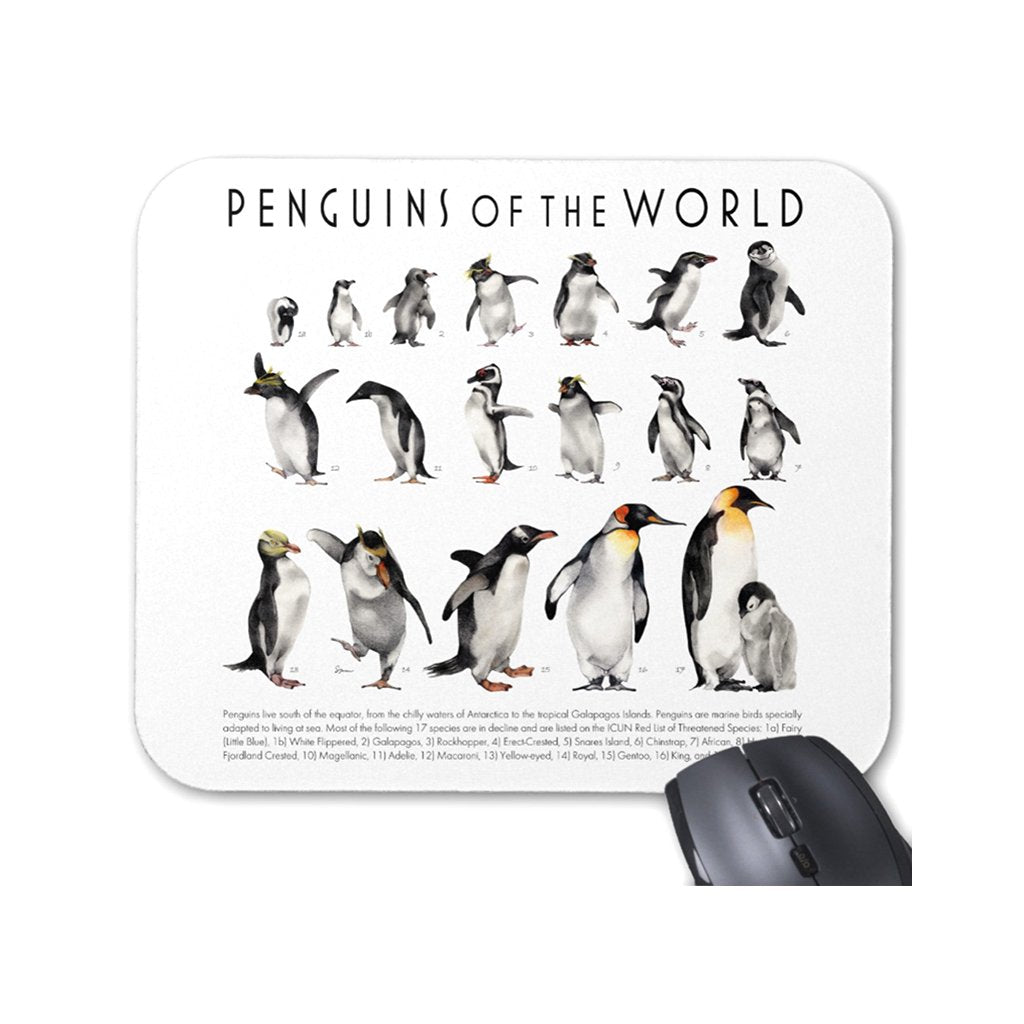 [072-MP] Penguins of the World Mousepad