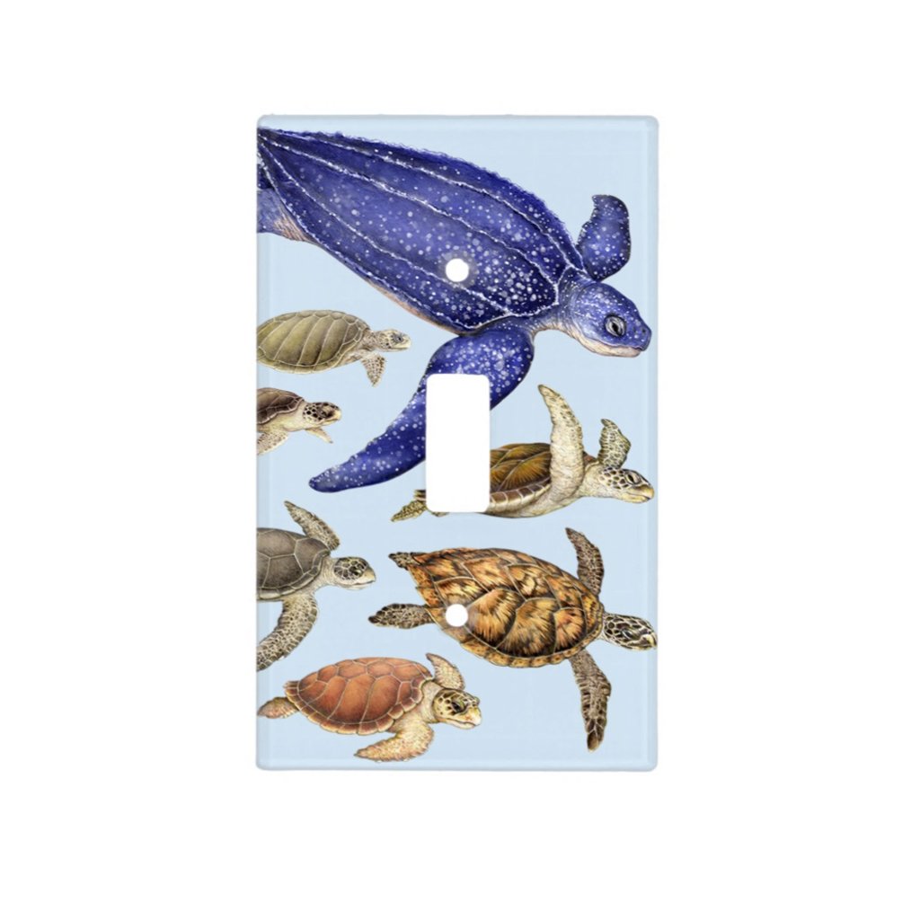[077-SC] Sea Turtles of the World Light Switch Cover