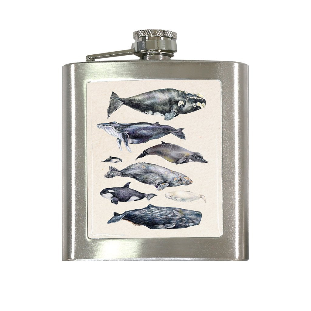 [FL-080] Whales World Flask