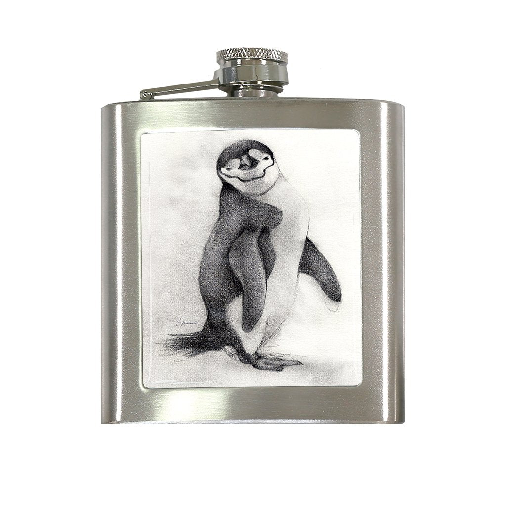 [FL-177] Chinstrap Penguin Flask