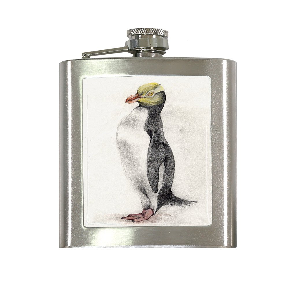 [FL-178] Yellow Eyed Penguin Flask