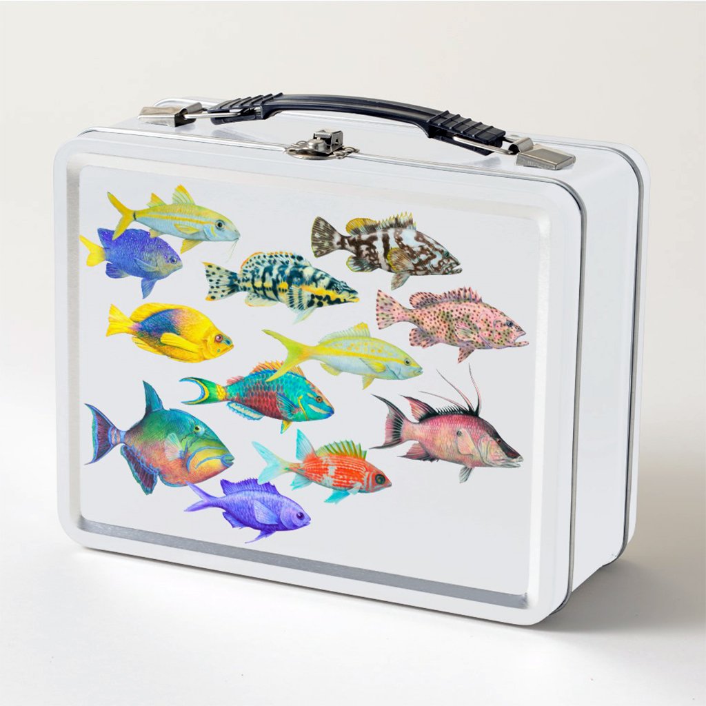 [200-LBT] Fish of the Atlantic Lunch Box