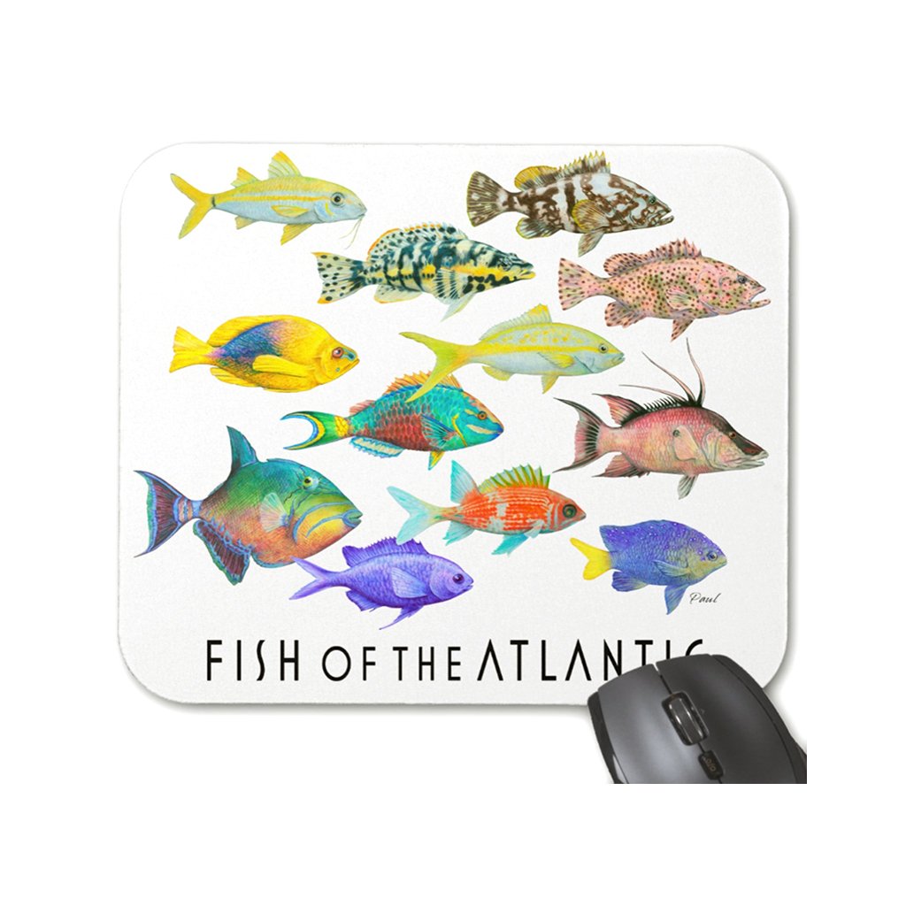 [200-MP] Fish of the Atlantic Mousepad
