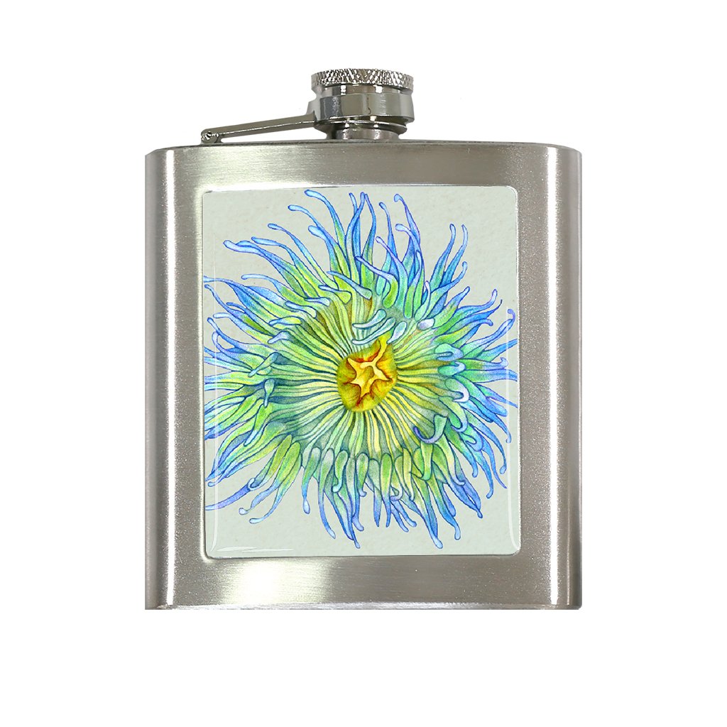 [FL-339] Green Sea Anemone Flask