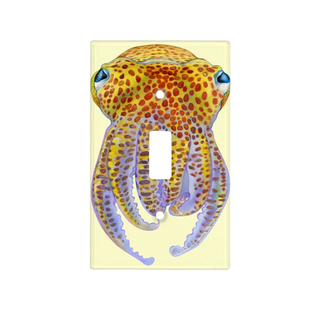 [356-SC] Hawaiian Bobtail Squid Light Switch Cover