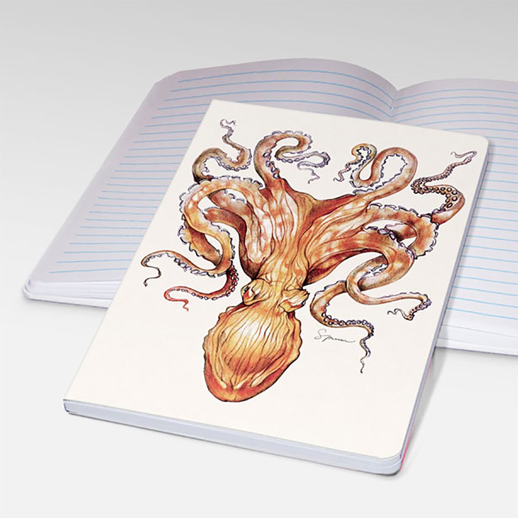 [371-STJ] Giant Pacific Octopus Notebooks