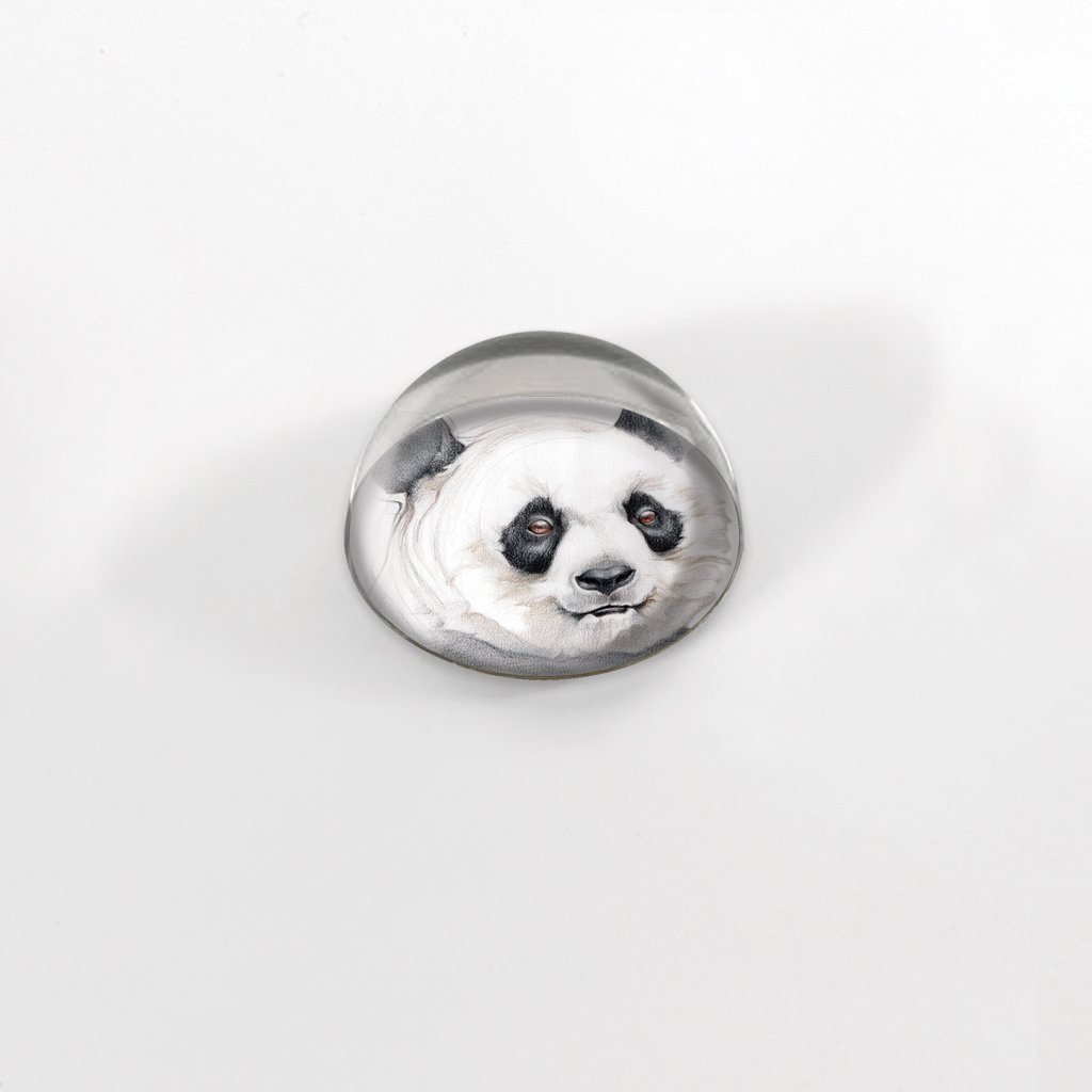 [400-MGC] Giant Panda Portrait Cabochon Magnet