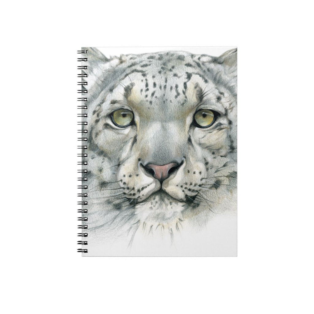 [465-J] Snow Leopard Portrait Journal