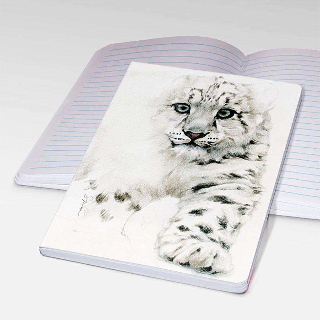 [469-STJ] Snow Leopard Cub Notebooks