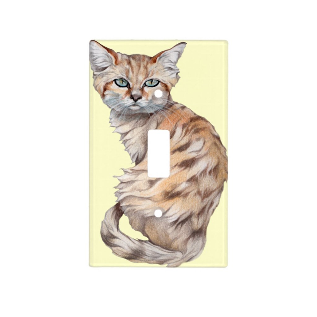 [492-SC] Sand Cat Light Switch Cover