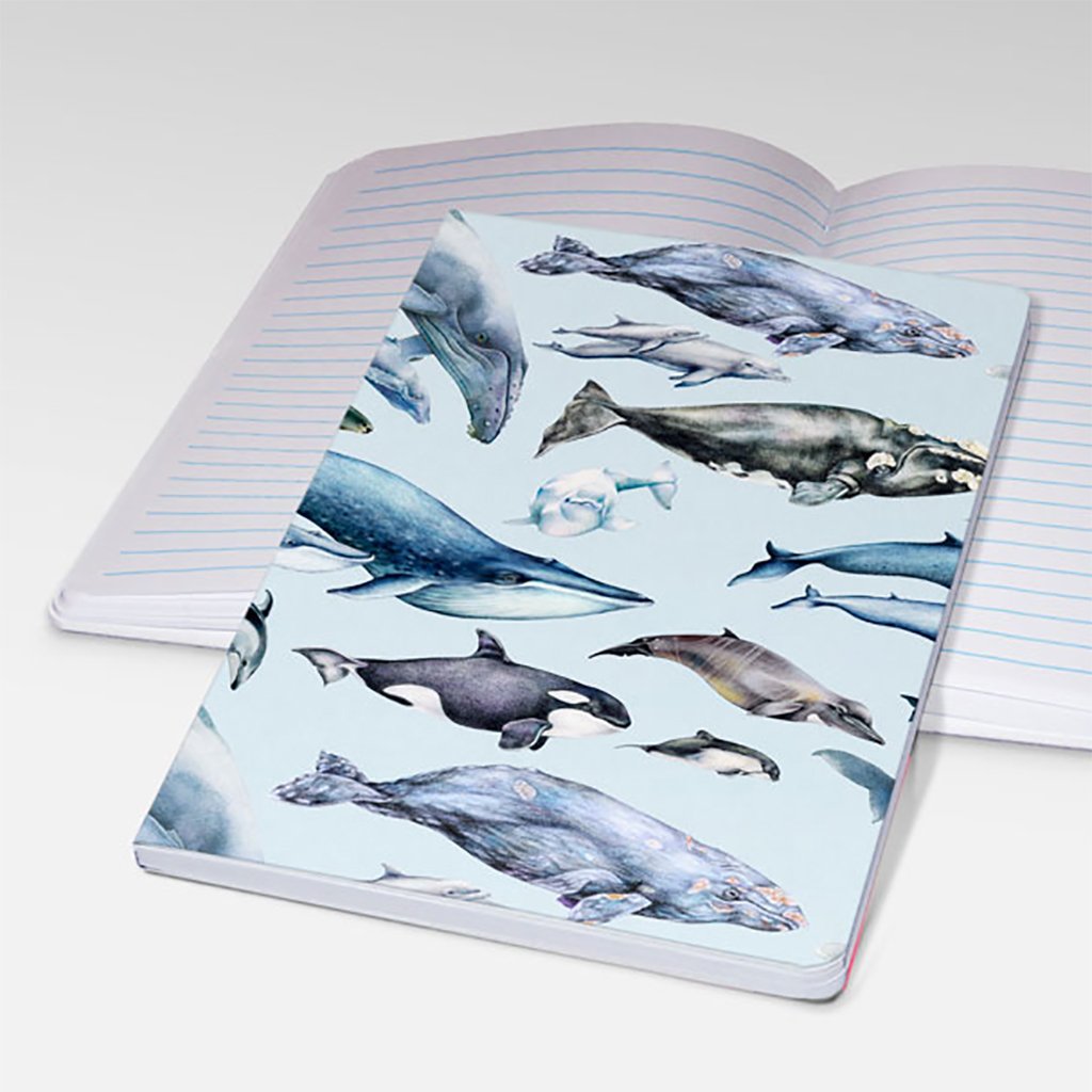 [500P-1-STJ] Whales Notebooks