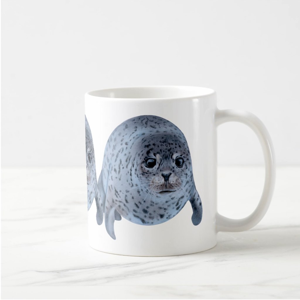 [522-CMG] Spotted Seal Mug