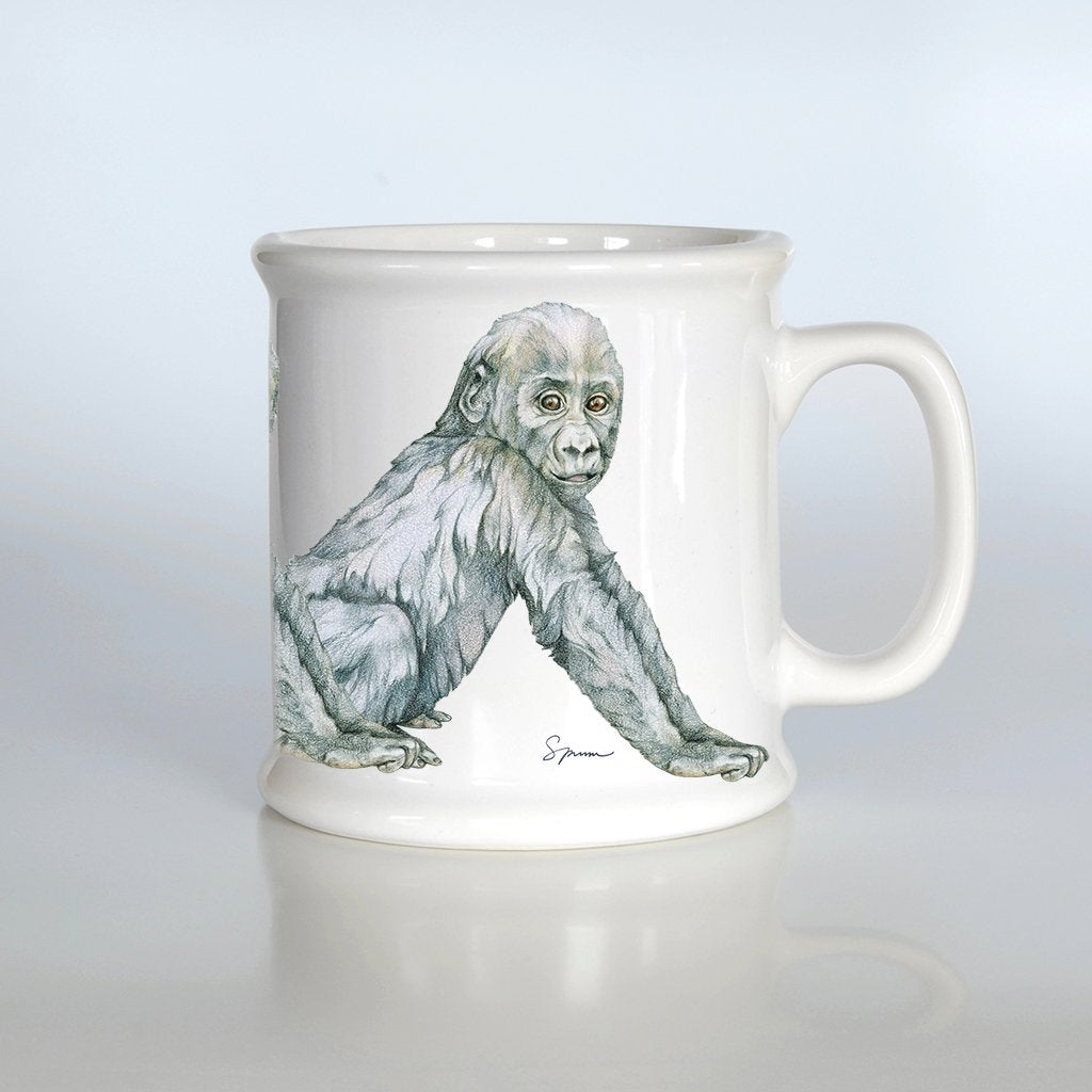 [573-AM] Lowland Gorilla Baby American Mug