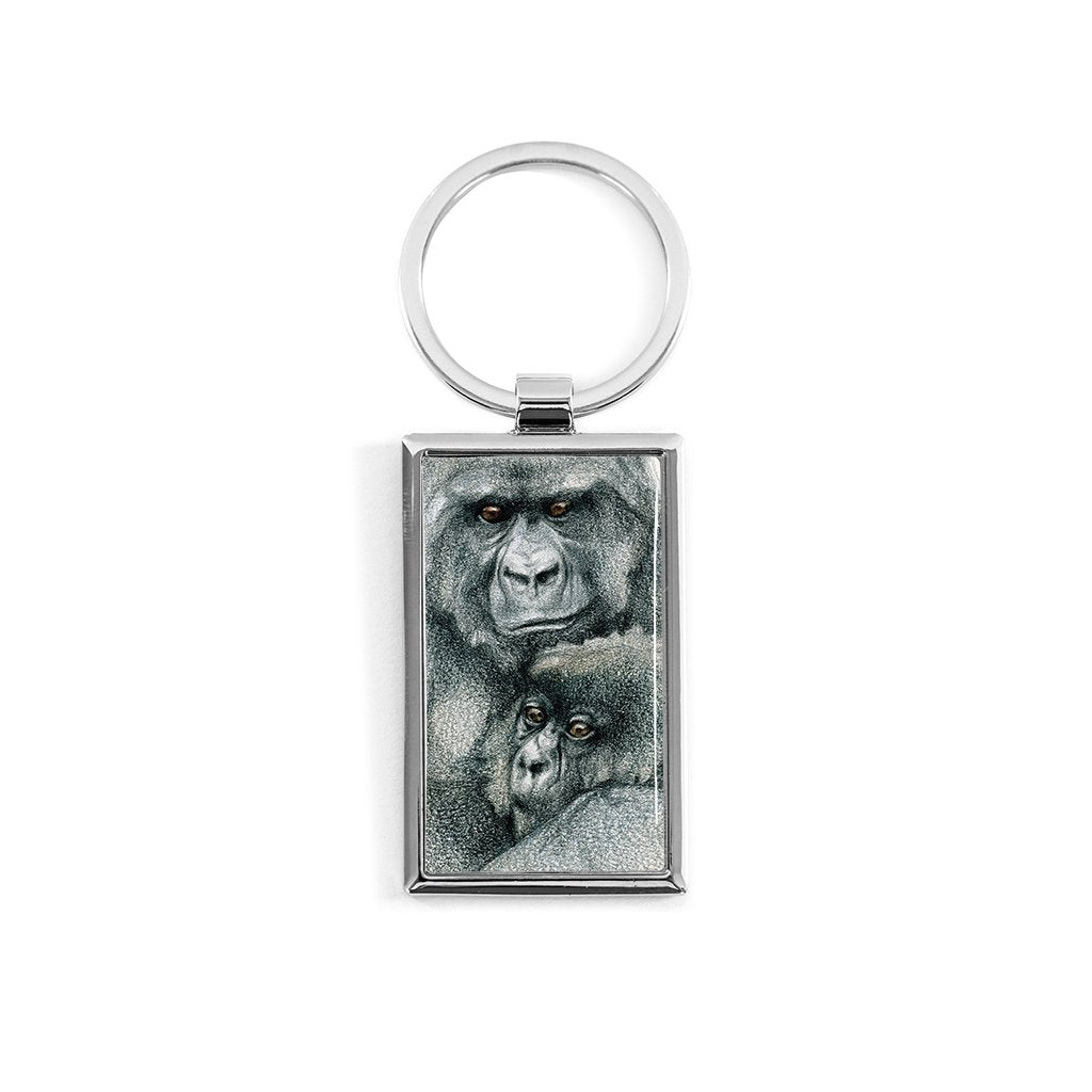 [577-KR] Mountain Gorilla Duo1 Key Ring