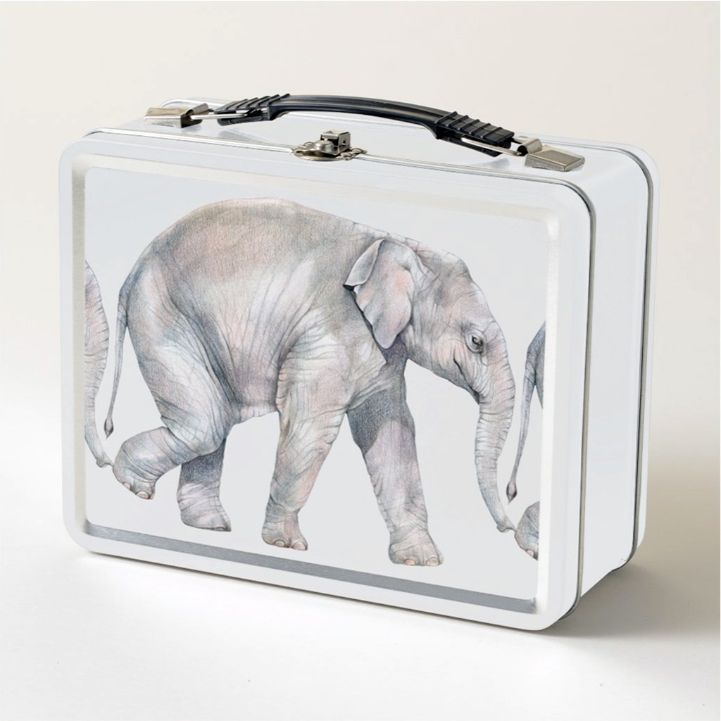 [606-LBT] Asian Elephant Calf Lunch Box