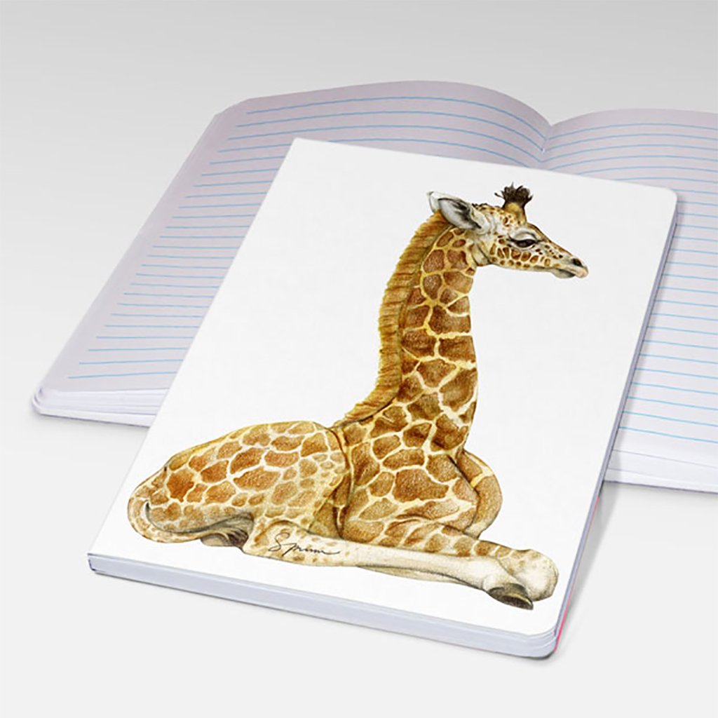 [651-STJ] Giraffe Calf Notebooks