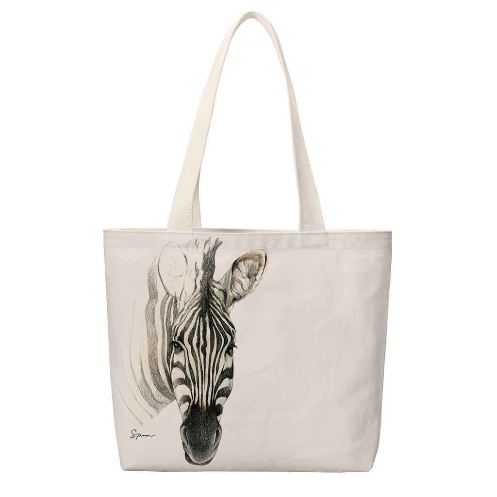 [TUS-664] Zebra Portrait Totes