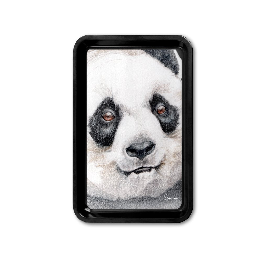 [TRYR-400] Giant Panda Portrait Retro Tray